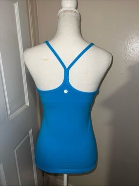 lululemon athletica Bright Blue Racerback Tank Top